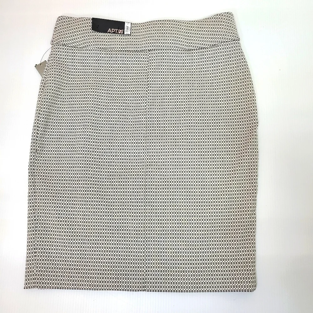 Apt. 9 Black Stretch Pull On Pencil Skirt  womens